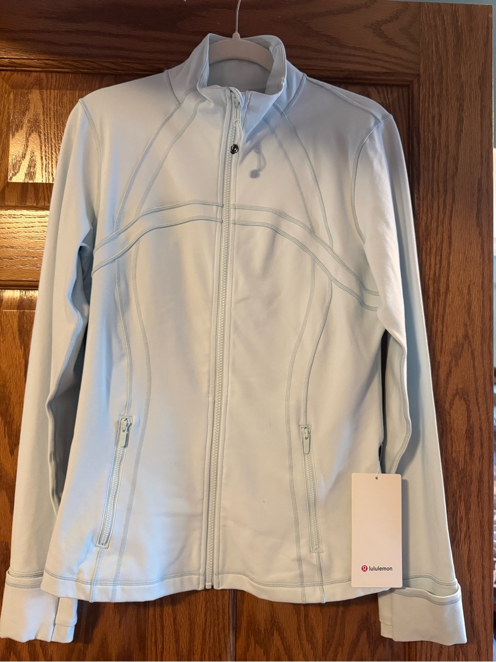 lululemon athletica NWT Women's Light Blue Define Luon Full-Zip Jacket